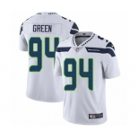 Men's Nike Seattle Seahawks #94 Rasheem Green White Vapor Untouchable Limited Player NFL Jersey