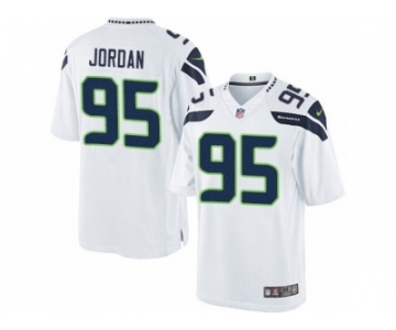 Men's Nike Seattle Seahawks #95 Dion Jordan Limited White NFL Jersey