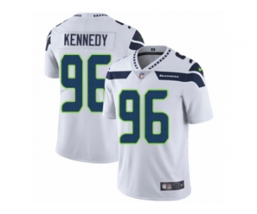 Men's Nike Seattle Seahawks #96 Cortez Kennedy Vapor Untouchable Limited White NFL Jersey