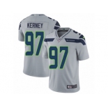 Men's Nike Seattle Seahawks #97 Patrick Kerney Vapor Untouchable Limited Grey Alternate NFL Jersey