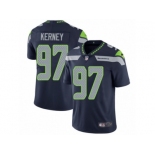 Men's Nike Seattle Seahawks #97 Patrick Kerney Vapor Untouchable Limited Steel Blue Team Color NFL Jersey