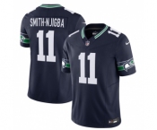 Men's Seattle Seahawks #11 Jaxon Smith-Njigba 2023 F.U.S.E. Navy Limited Football Stitched Jersey