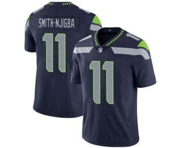 Men's Seattle Seahawks #11 Jaxon Smith-Njigba Navy 2023 Draft Vapor Untouchable Stitched