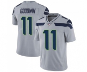 Men's Seattle Seahawks #11 Marquise Goodwin Gray Vapor Untouchable Limited Stitched Jersey