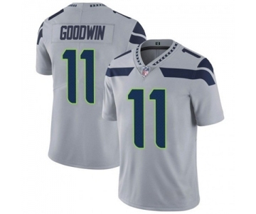 Men's Seattle Seahawks #11 Marquise Goodwin Gray Vapor Untouchable Limited Stitched Jersey