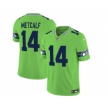 Men's Seattle Seahawks #14 DK Metcalf 2023 F.U.S.E. Green Limited Football Stitched Jersey