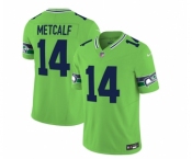 Men's Seattle Seahawks #14 DK Metcalf 2023 F.U.S.E. Green Limited Football Stitched Jersey