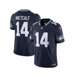 Men's Seattle Seahawks #14 DK Metcalf 2023 F.U.S.E. Navy Limited Football Stitched Jersey