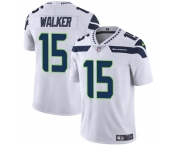 Men's Seattle Seahawks #15 P.J. Walker White Vapor Limited Football Stitched Jersey