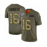 Men's Seattle Seahawks #16 Tyler Lockett 2019 Olive Camo Salute to Service Limited Jersey