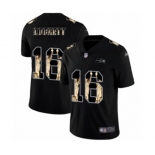 Men's Seattle Seahawks #16 Tyler Lockett Limited Black Statue of Liberty Football Jersey