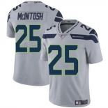 Men's Seattle Seahawks #25 Kenny McIntosh Gray Vapor Limited Football Stitched Jersey