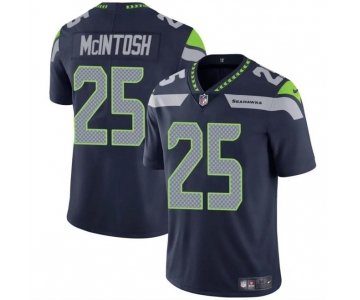 Men's Seattle Seahawks #25 Kenny McIntosh Navy Vapor Limited Football Stitched Jersey