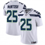 Men's Seattle Seahawks #25 Kenny McIntosh White Vapor Limited Football Stitched Jersey