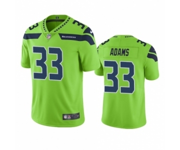 Men's Seattle Seahawks #33 Jamal Adams Limited Green Rush Vapor Untouchable Football Jersey