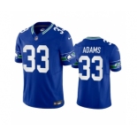 Men's Seattle Seahawks #33 Jamal Adams Royal 2023 F.U.S.E. Vapor Limited Throwback Stitched Jersey