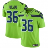 Men's Seattle Seahawks #36 George Holani Green Vapor Limited Football Stitched Jersey