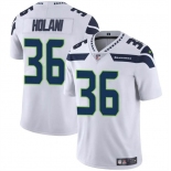 Men's Seattle Seahawks #36 George Holani White Vapor Limited Football Stitched Jersey