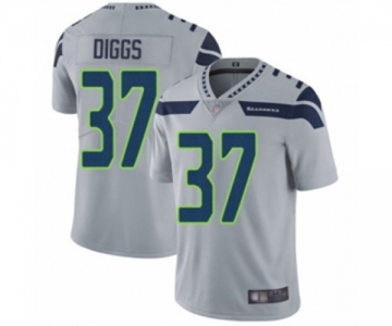 Men's Seattle Seahawks #37 Quandre Diggs Grey Alternate Vapor Untouchable Limited Player Football Jersey