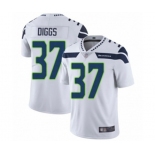 Men's Seattle Seahawks #37 Quandre Diggs White Vapor Untouchable Limited Player Football Jersey