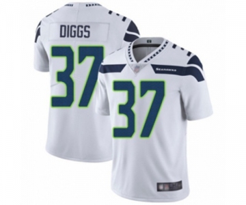 Men's Seattle Seahawks #37 Quandre Diggs White Vapor Untouchable Limited Player Football Jersey