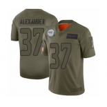 Men's Seattle Seahawks #37 Shaun Alexander Limited Camo 2019 Salute to Service Football Jersey