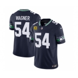 Men's Seattle Seahawks #54 Bobby Wagner 2023 F.U.S.E. With 4-Star C Patch Navy Limited Football Stitched Jersey