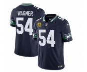 Men's Seattle Seahawks #54 Bobby Wagner 2023 F.U.S.E. With 4-Star C Patch Navy Limited Football Stitched Jersey