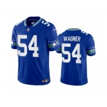 Men's Seattle Seahawks #54 Bobby Wagner Royal 2023 F.U.S.E. Vapor Limited Throwback Stitched Jersey