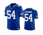 Men's Seattle Seahawks #54 Bobby Wagner Royal 2023 F.U.S.E. Vapor Limited Throwback Stitched Jersey