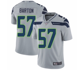 Men's Seattle Seahawks #57 Cody Barton Grey Alternate Vapor Untouchable Limited Player Football Jersey