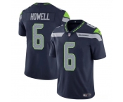 Men's Seattle Seahawks #6 Sam Howell Navy Vapor Limited Football Stitched Jersey