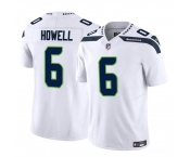 Men's Seattle Seahawks #6 Sam Howell White 2023 F.U.S.E. Vapor Limited Football Stitched Jersey