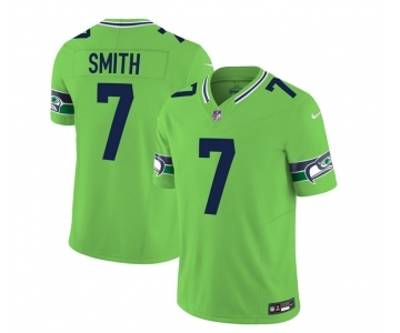 Men's Seattle Seahawks #7 Geno Smith 2023 F.U.S.E. Green Limited Football Stitched Jersey