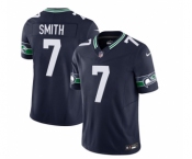 Men's Seattle Seahawks #7 Geno Smith 2023 F.U.S.E. Navy Limited Football Stitched Jersey