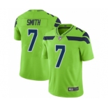 Men's Seattle Seahawks #7 Geno Smith Green Vapor Untouchable Limited Stitched Jersey