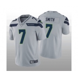 Men's Seattle Seahawks #7 Geno Smith Grey Vapor Untouchable Limited Stitched Jersey