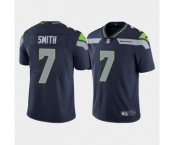 Men's Seattle Seahawks #7 Geno Smith Navy Vapor Untouchable Limited Stitched Jersey