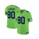 Men's Seattle Seahawks #80 Steve Largent 2023 F.U.S.E. Green Limited Football Stitched Jersey