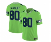 Men's Seattle Seahawks #80 Steve Largent 2023 F.U.S.E. Green Limited Football Stitched Jersey