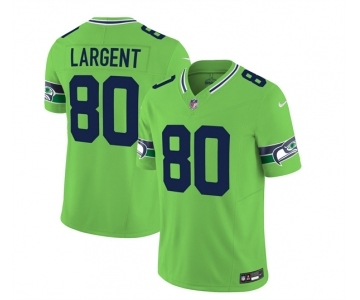 Men's Seattle Seahawks #80 Steve Largent 2023 F.U.S.E. Green Limited Football Stitched Jersey