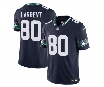 Men's Seattle Seahawks #80 Steve Largent 2023 F.U.S.E. Navy Limited Football Stitched Jersey