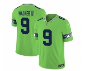 Men's Seattle Seahawks #9 Kenneth Walker III 2023 F.U.S.E. Green Limited Football Stitched Jersey