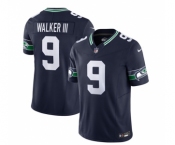 Men's Seattle Seahawks #9 Kenneth Walker III 2023 F.U.S.E. Navy Limited Football Stitched Jersey