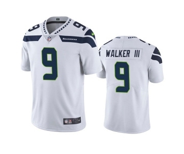 Men's Seattle Seahawks #9 Kenneth Walker III White Vapor Untouchable Limited Stitched Jersey