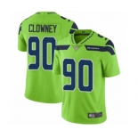 Men's Seattle Seahawks #90 Jadeveon Clowney Limited Green Rush Vapor Untouchable Football Jersey