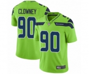 Men's Seattle Seahawks #90 Jadeveon Clowney Limited Green Rush Vapor Untouchable Football Jersey