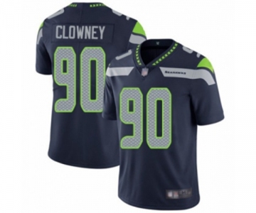 Men's Seattle Seahawks #90 Jadeveon Clowney Navy Blue Team Color Vapor Untouchable Limited Player Football Jersey