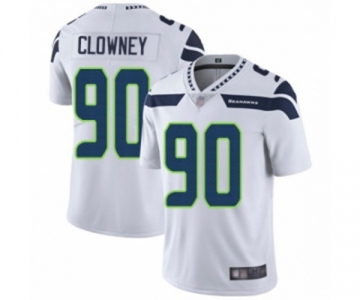 Men's Seattle Seahawks #90 Jadeveon Clowney White Vapor Untouchable Limited Player Football Jersey