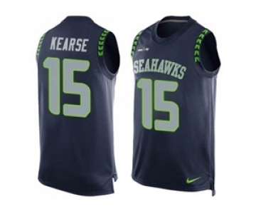 Nike Seattle Seahawks #15 Jermaine Kearse Steel Blue Team Color Men's Stitched NFL Limited Tank Top Jersey